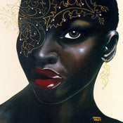 Sandra Knuyt  Ebony affiche art 70x70cm | yourdeclineoration.com
