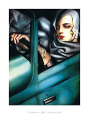 Tamara De Lempicka  Self Portrait affiche art 50x70cm | yourdeclineoration.com
