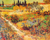 Vincent Van Gogh  Giardino in fioritura affiche art 30x24cm | yourdeclineoration.com