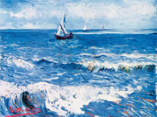 Vincent Van Gogh  Paesaggio marino affiche art 80x60cm | yourdeclineoration.com