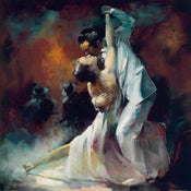 Willem Haenraets  Tango Argentino I affiche art 70x70cm | yourdeclineoration.com