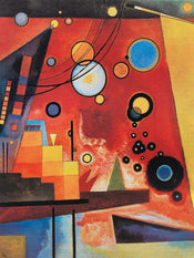 Wassily Kandinsky  Schweres Rot affiche art 60x80cm | yourdeclineoration.com