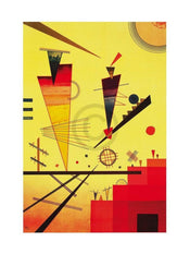 Wassily Kandinsky  Structure joyeuse affiche art 60x80cm | yourdeclineoration.com