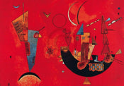 Wassily Kandinsky  Mit und Gegen affiche art 100x70cm | yourdeclineoration.com