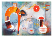 Wassily Kandinsky  Rond et pointu affiche art 100x70cm | yourdeclineoration.com