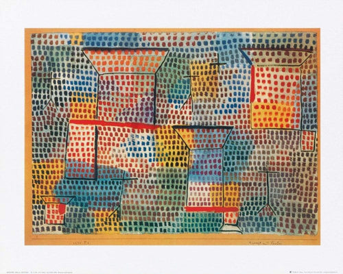 Paul Klee  Kreuze und SÃ¤ulen affiche art 50x40cm | yourdeclineoration.com