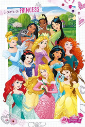 Pyramid Disney Princess I am a Princess Affiche 61x91,5cm | yourdeclineoration.com