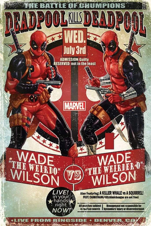 Pyramid Deadpool Wade vs Wade Affiche 61x91,5cm | yourdeclineoration.com