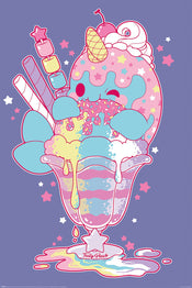 Pyramid PP34991 Tasty Peach Nomwhal Affiche Poster 61X91 5cm | yourdeclineoration.com