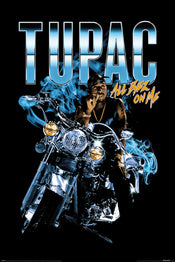 Pyramid Pp35000 Tupac Shakur All Eyez Motorcycle Affiche 61X91-5cm | yourdeclineoration.com