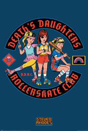 Pyramid PP35012 Steven Rhodes Death'S Daughters Rollerskate Club Affiche Art | yourdeclineoration.com