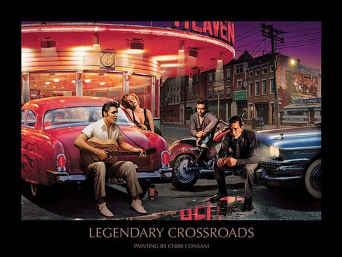 Pyramid Legendary Crossroads Chris Consani affiche art 60x80cm | yourdeclineoration.com