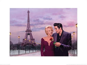 Pyramid Paris Sunset Chris Consani affiche art 60x80cm | yourdeclineoration.com