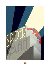 Pyramid Marvel Deco SpiderMan Building affiche art 60x80cm | yourdeclineoration.com