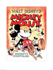 Pyramid Mickey Mouse Mickeys Nightmare affiche art 60x80cm | yourdeclineoration.com