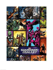 Pyramid Guardians of The Galaxy Comics affiche art 60x80cm | yourdeclineoration.com