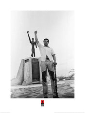 Pyramid Muhammad Ali Black Power Salute affiche art 60x80cm | yourdeclineoration.com