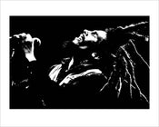 Pyramid Bob Marley Black and White affiche art 40x50cm | yourdeclineoration.com