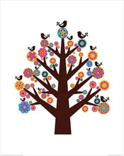Pyramid Valentina Ramos Tree of Flowers affiche art 40x50cm | yourdeclineoration.com
