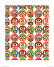 Pyramid Valentina Ramos Owls Family affiche art 40x50cm | yourdeclineoration.com