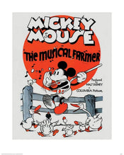 Pyramid Mickey Mouse The Musical Farmer affiche art 40x50cm | yourdeclineoration.com