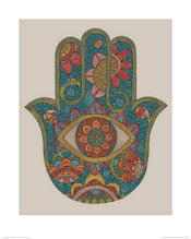 Pyramid Valentina Ramos Hamsa affiche art 40x50cm | yourdeclineoration.com