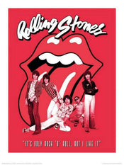 Pyramid The Rolling Stones Its Only Rock n Roll affiche art 30x40cm | yourdeclineoration.com