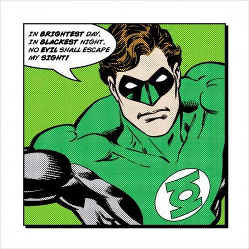 Pyramid Green Lantern Brightest Day affiche art 40x40cm | yourdeclineoration.com