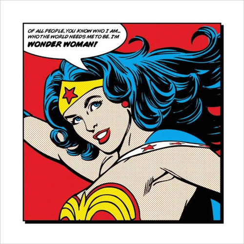 Pyramid Wonder Woman of all People affiche art 40x40cm | yourdeclineoration.com
