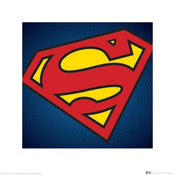 Pyramid DC Comics Superman Symbol affiche art 40x40cm | yourdeclineoration.com