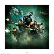 Pyramid Star Wars Rogue One Attack affiche art 40x40cm | yourdeclineoration.com