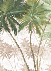 Komar Palmera Papier Peint Intissé 200x280cm 2 bandes | yourdeclineoration.com