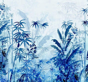 Komar Blue Jungle Papier Peint Intissé 300x280cm 3 bandes | yourdeclineoration.com