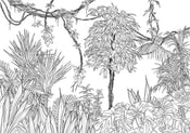 Komar Blanca Papier Peint Intissé 400x280cm 4 bandes | yourdeclineoration.com