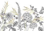 Komar Bumble Bee Papier Peint Intissé 400x280cm 8 bandes | yourdeclineoration.com