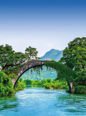 Wizard+Genius Bridge Crosses A River In China Papier Peint Intissé 192x260cm 4 bandes | yourdeclineoration.com