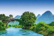 Wizard+Genius Bridge Crosses A River In China Papier Peint Intissé 384x260cm 8 bandes | yourdeclineoration.com