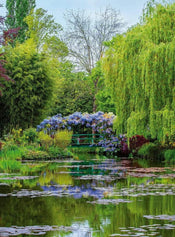 Wizard+Genius Monets Garden In France Papier Peint Intissé 192x260cm 4 bandes | yourdeclineoration.com