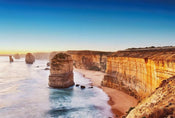 Wizard+Genius Cliff at Sunset in Australia Papier Peint Intissé 384x260cm 8 bandes | yourdeclineoration.com