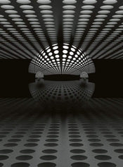 Wizard+Genius 3D Sphere Silver Papier Peint Intissé 192x260cm 4 bandes | yourdeclineoration.com