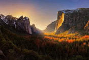 Wizard+Genius Yosemite National Park USA Papier Peint Intissé 384x260cm 8 bandes | yourdeclineoration.com