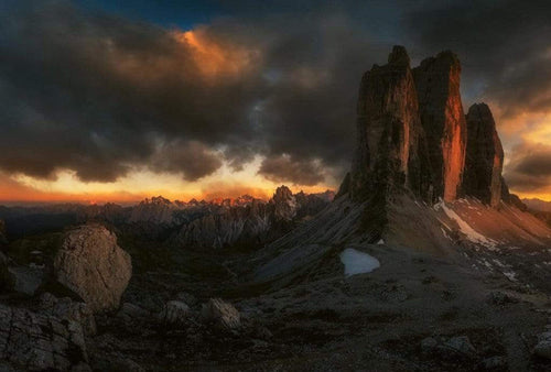 Wizard+Genius Dolomites Italy Papier Peint Intissé 384x260cm 8 bandes | yourdeclineoration.com