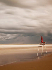 Wizard+Genius Chair At The Beach Papier Peint Intissé 192x260cm 4 bandes | yourdeclineoration.com