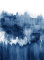 Wizard+Genius Brush Strokes Blue Papier Peint Intissé 192x260cm 4 bandes | yourdeclineoration.com