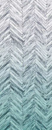 Komar Herringbone Mint Papier Peint Intissé 100x250cm 1 bande | yourdeclineoration.com