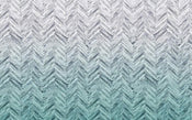 Komar Herringbone Mint Papier Peint Intissé 400x250cm 4 bandes | yourdeclineoration.com