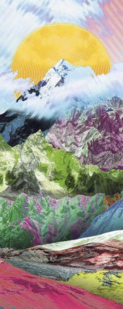 Komar Mountain Top Papier Peint Intissé 100x250cm 1 bande | yourdeclineoration.com