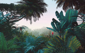 Komar Jungle Morning Intisse Papier Peint 400x250cm 8 bandes | yourdeclineoration.com