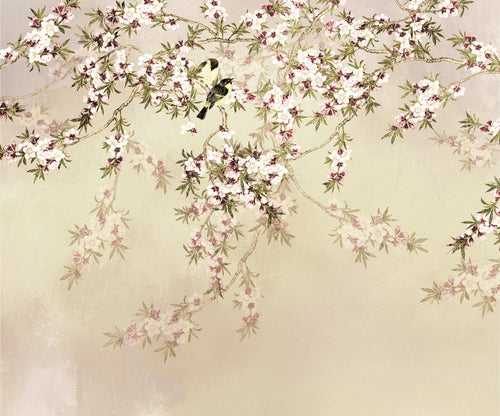 Komar Love Birds Intisse Papier Peint 300x250cm 6 bandes | yourdeclineoration.com