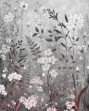 Komar Moonlight Flowers Intisse Papier Peint 200x250cm 4 bandes | yourdeclineoration.com